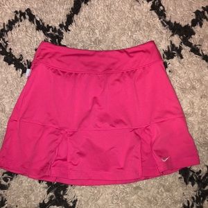 pink tennis skirt